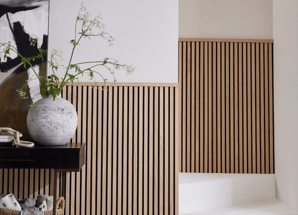 Half-wall Panelling Ideas With Slatwall Midi 